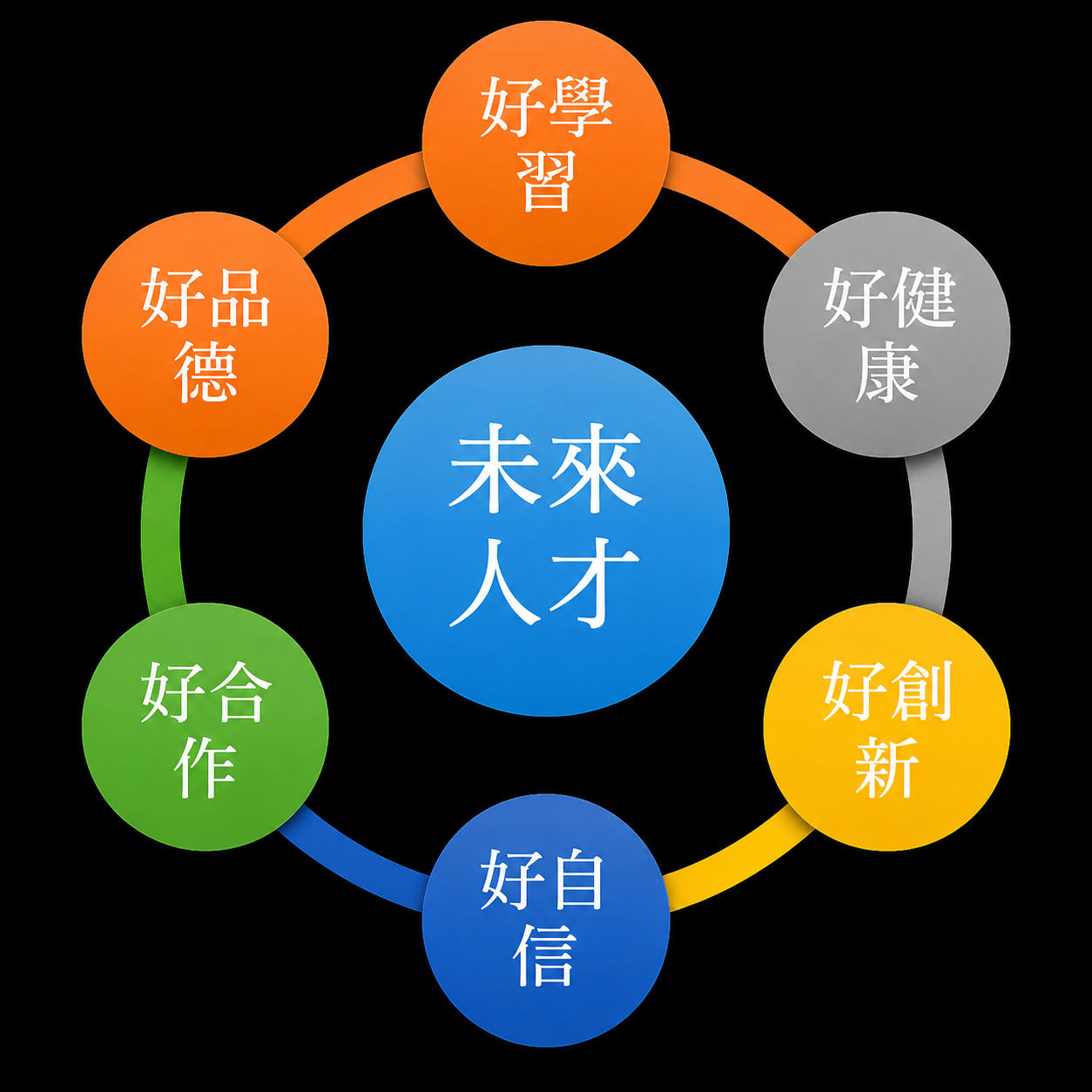 學生圖像~~ 培育六好的幸福學童 學生圖像~~ 培育六好的幸福學童
