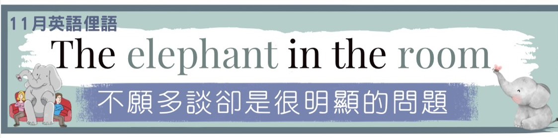 11月俚語-the elephant in the room